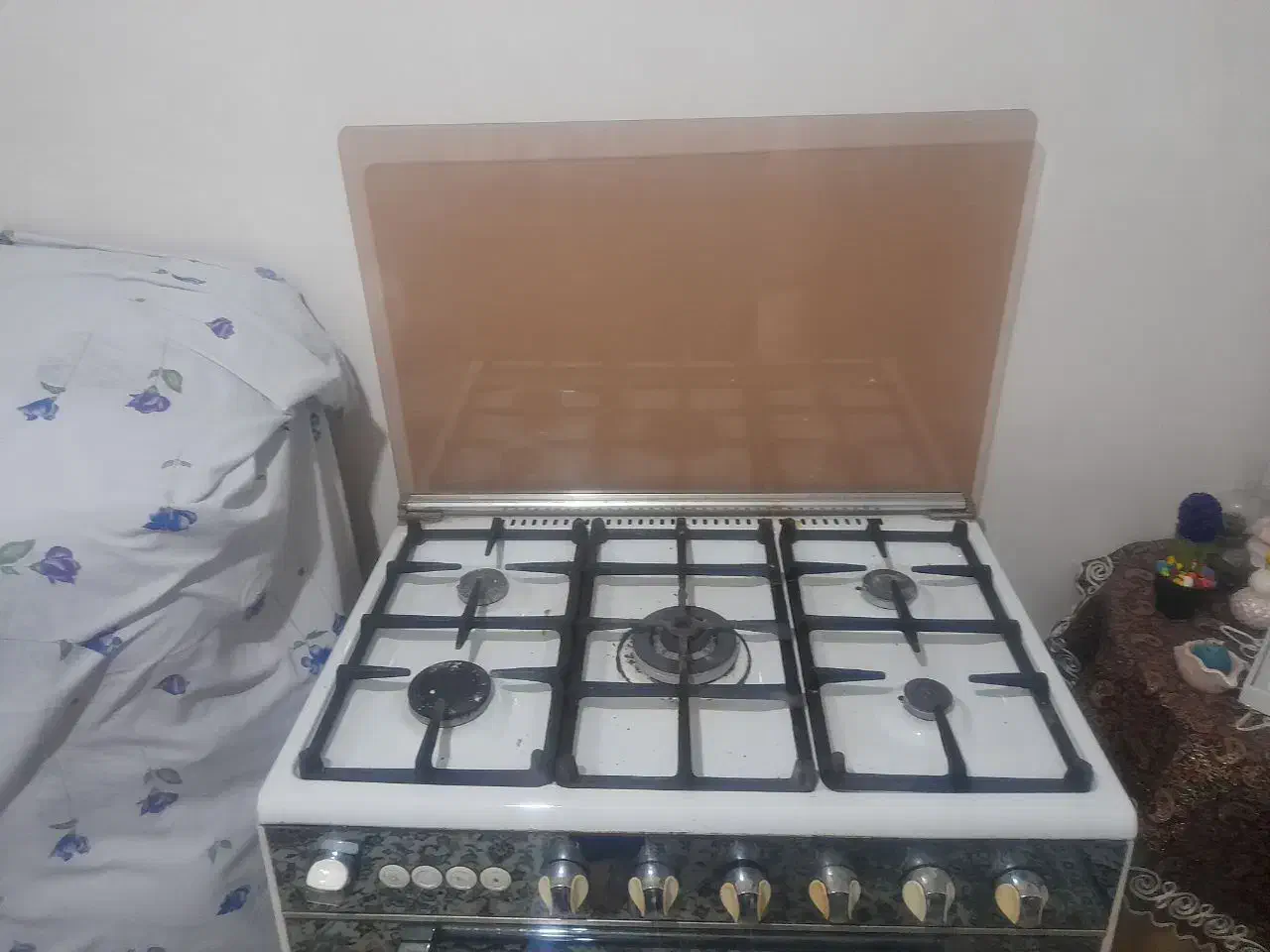 گاز فر دار پنج شعله سالم|اجاق گاز و لوازم برقی پختوپز|مشهد, سرافرازان|دیوار