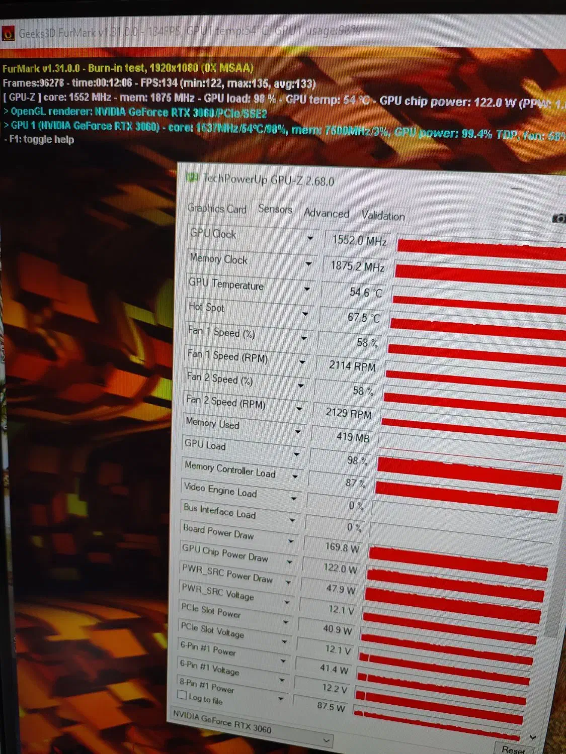 RTX 3060 GAMING X در حد آکبند 12گیگ|قطعات و لوازم جانبی رایانه|شهریار, شهریار|دیوار