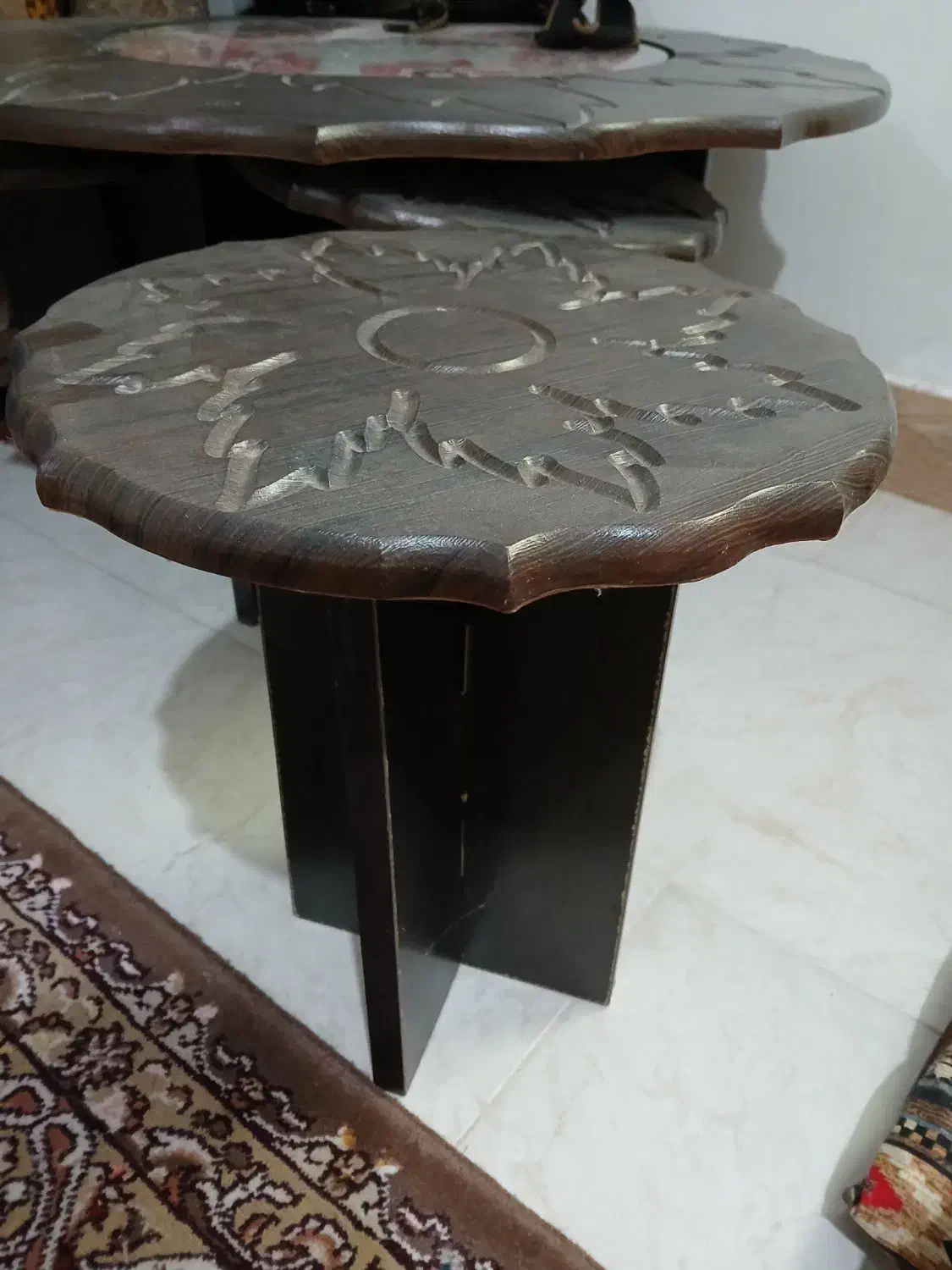 میز جلو مبلی و عسلی|مبلمان خانگی و میز عسلی|رشت, عینک|دیوار