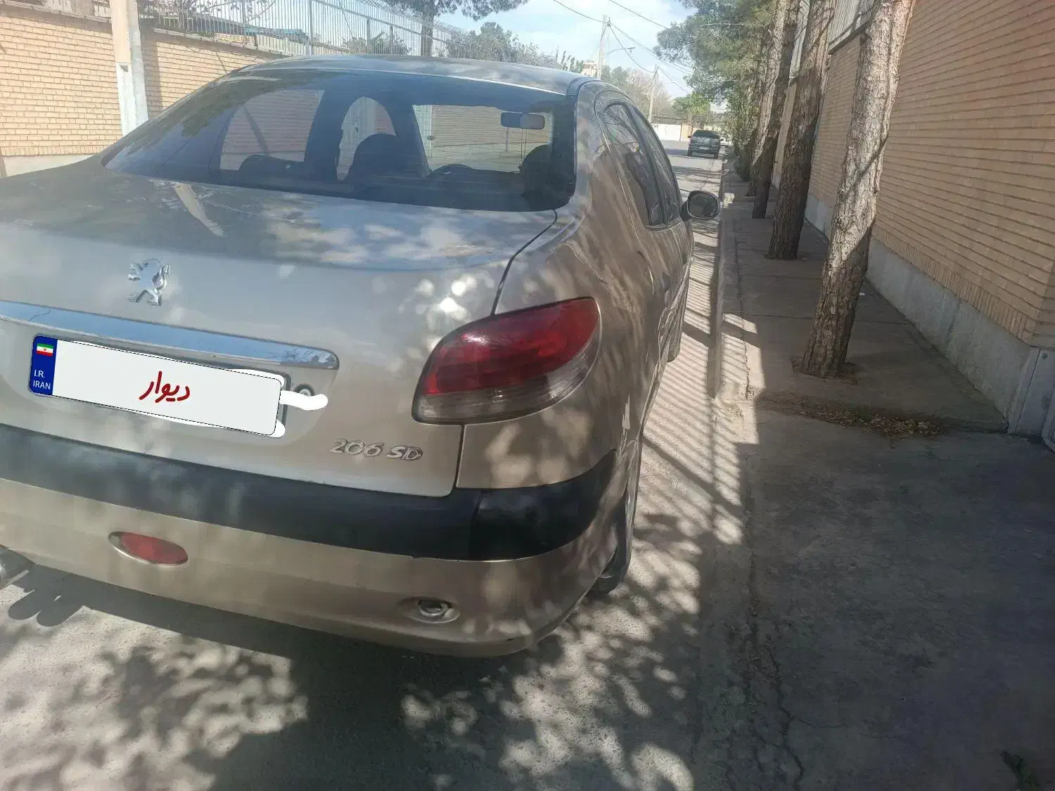 206sd|خودرو سواری و وانت|شاهین‌شهر, شهرک ردانی پور|دیوار