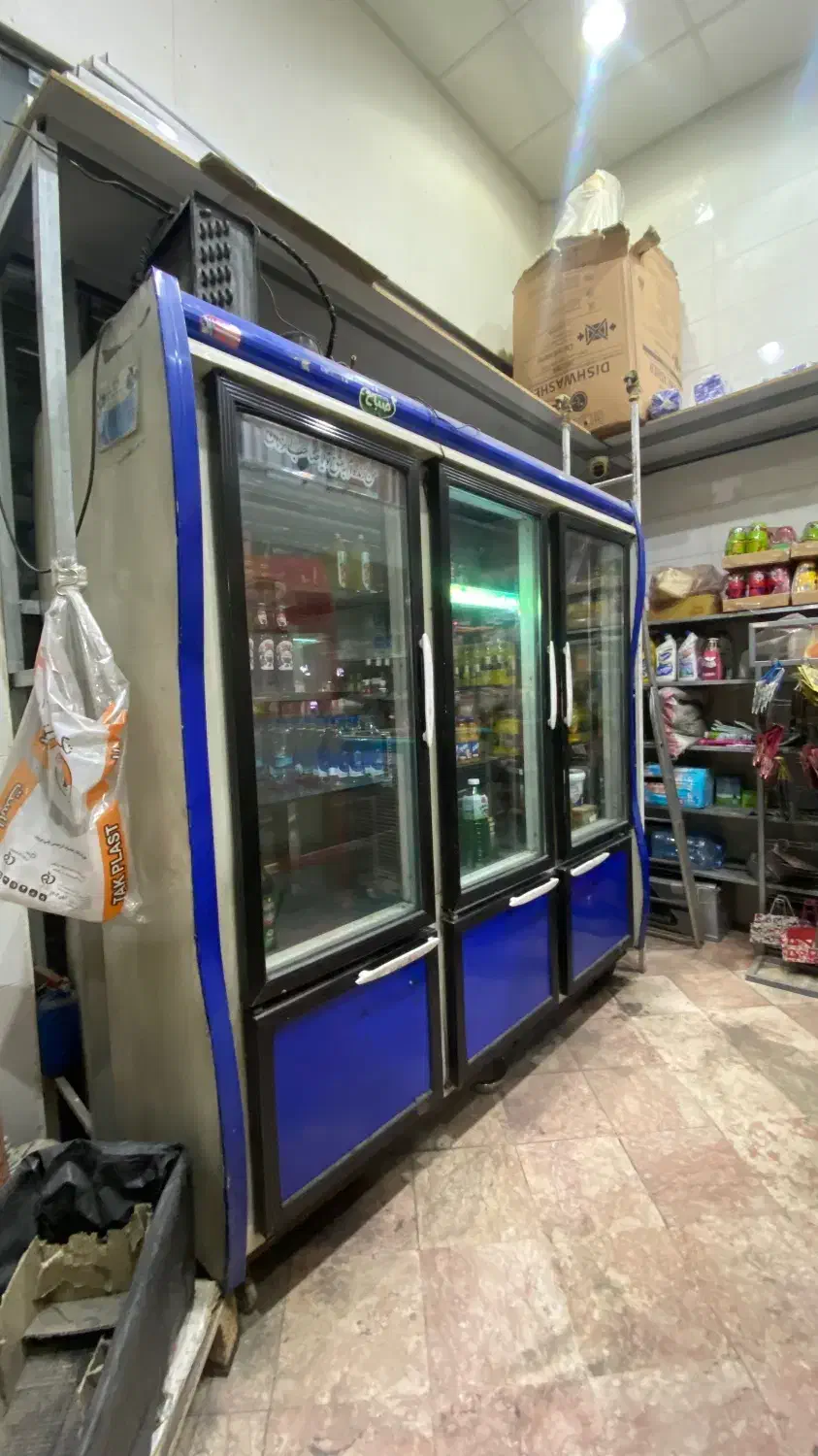 یخچال ۲ متری ۲ طرف شیشه|یخچال و فریزر|تهران, نیروی دریایی|دیوار
