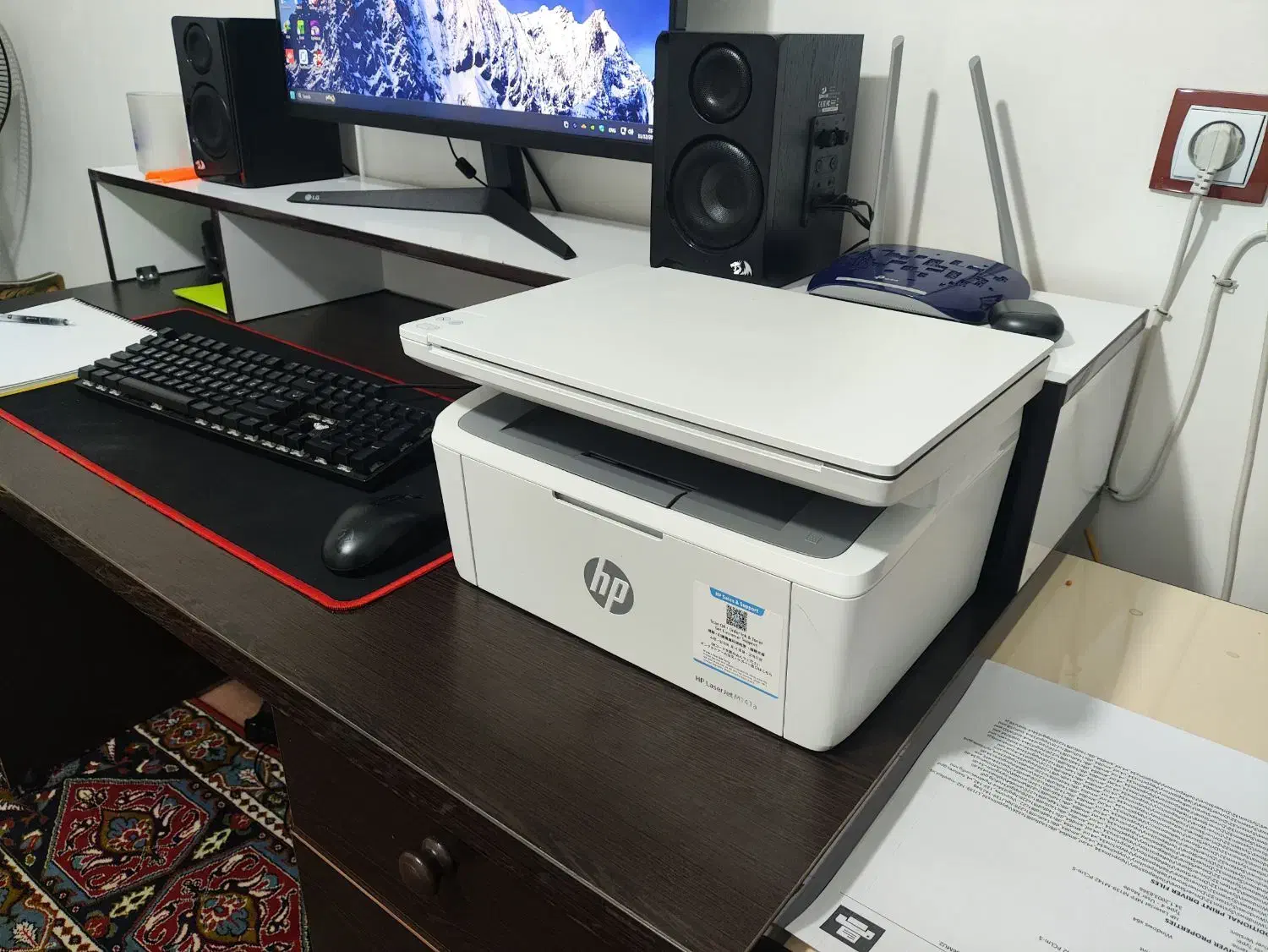 پرینتر سه کاره اچ پی mf 141a hp|پرینتر، اسکنر، کپی، فکس|اسدآباد, |دیوار