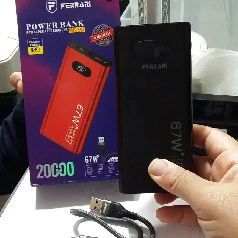 پاور بانک ۲۰۰۰۰ ،اورجینال ferrari p460،|لوازم جانبی موبایل و تبلت|شیراز, ملاصدرا|دیوار