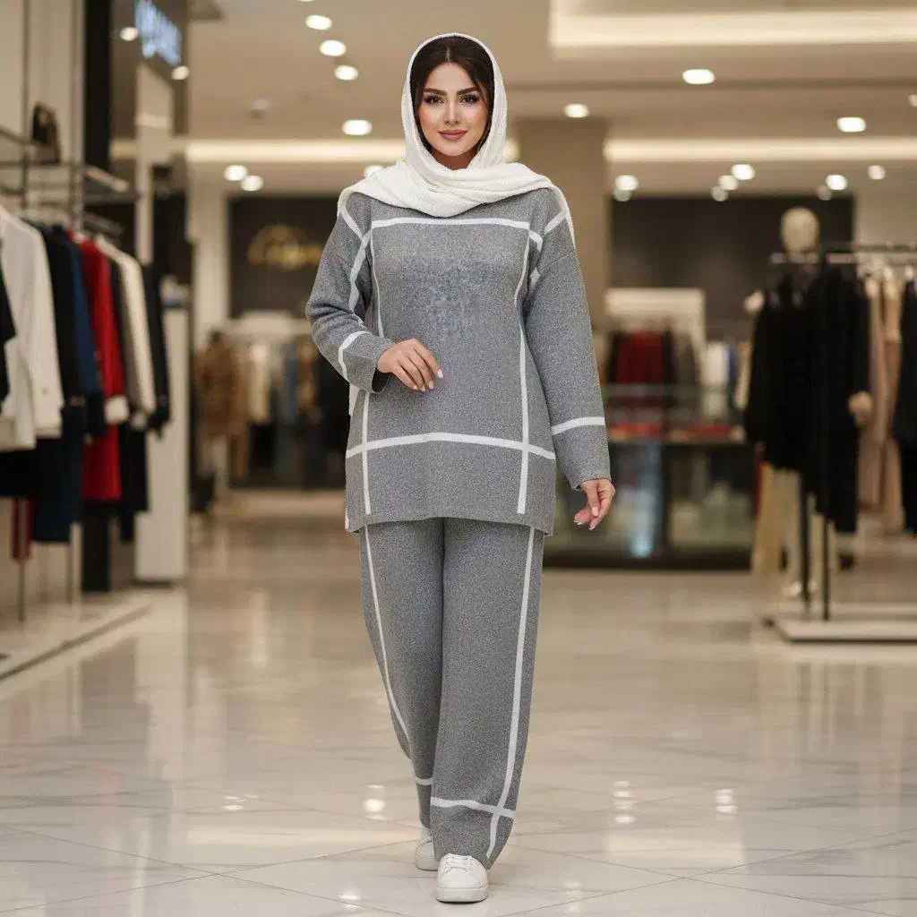 ست  مشکی بافت اکبند سایز ۴۸|لباس|مرند, |دیوار