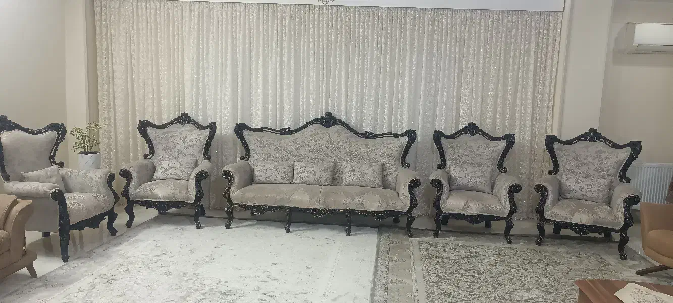 مبل سلطنتی|مبلمان خانگی و میز عسلی|گرگان, |دیوار