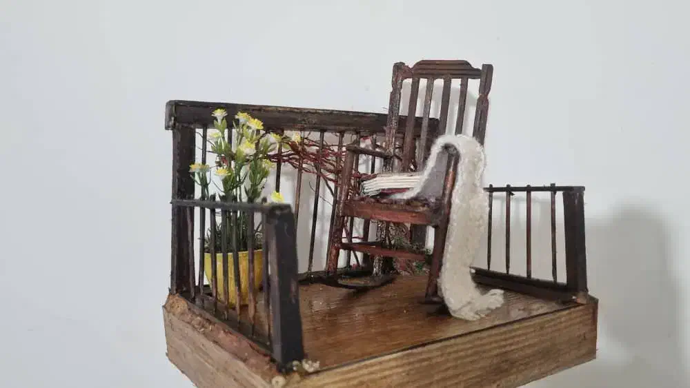 ماکت تراس پاییزی مناسب دکور|کلکسیون و سرگرمی|آستانه اشرفیه, |دیوار