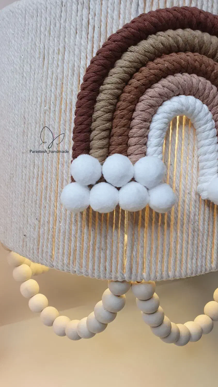 آباژور و لوستر مکرومه|صنایع دستی و سایر لوازم تزئینی|مشهد, شهید رضوی|دیوار