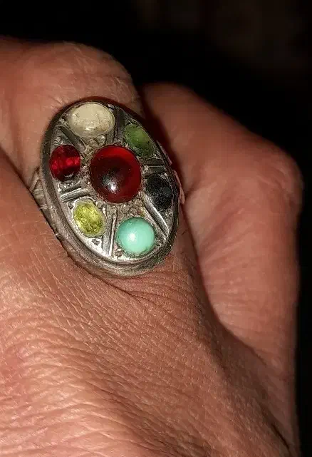 انگشتر نقره هفت نگین|جواهرات|مشهد, آیت الله کاشانی|دیوار