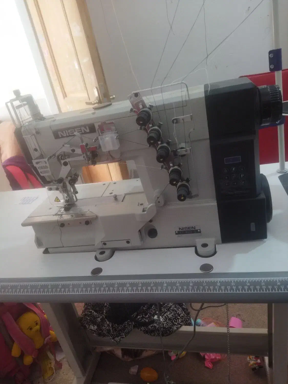 فروش چرخ صنعتی میاندوز پنج نخ نو|چرخ خیاطی و ریسندگی|ورزنه, |دیوار