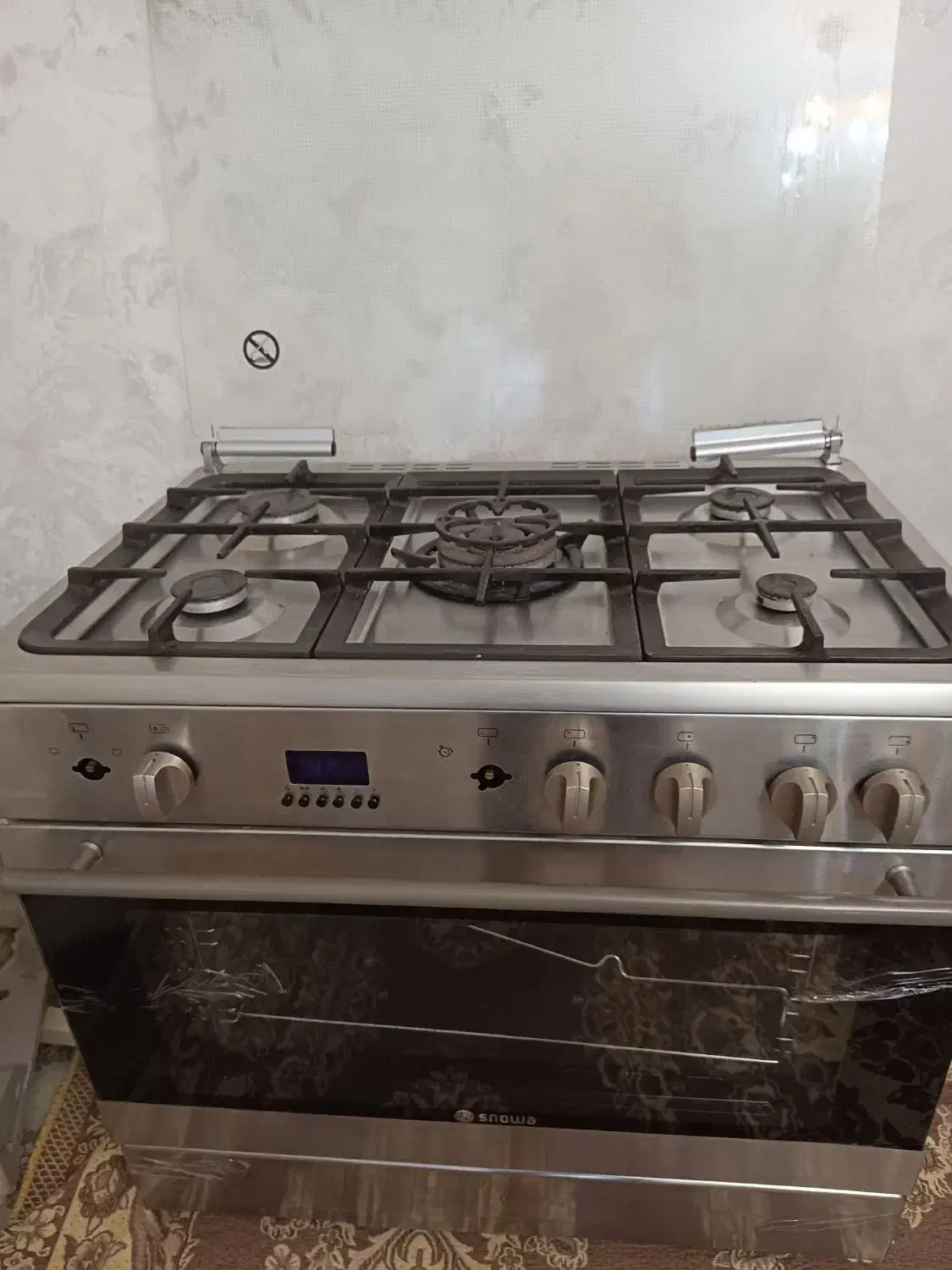 گاز اسنوا تمام استیل فردار|اجاق گاز و لوازم برقی پخت‌وپز|ورامین, خیر آباد|دیوار