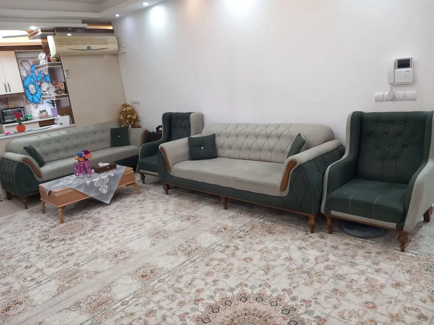 مبل 8نفره|مبلمان خانگی و میز عسلی|لنگرود, |دیوار