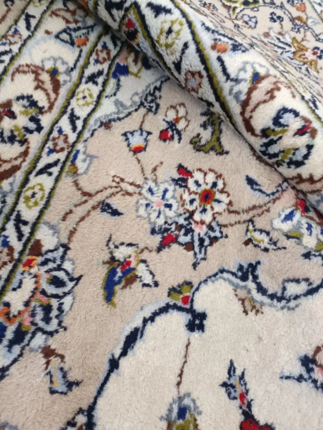 فرش دستباف کاشان ۹ متری|فرش|کرمانشاه, |دیوار