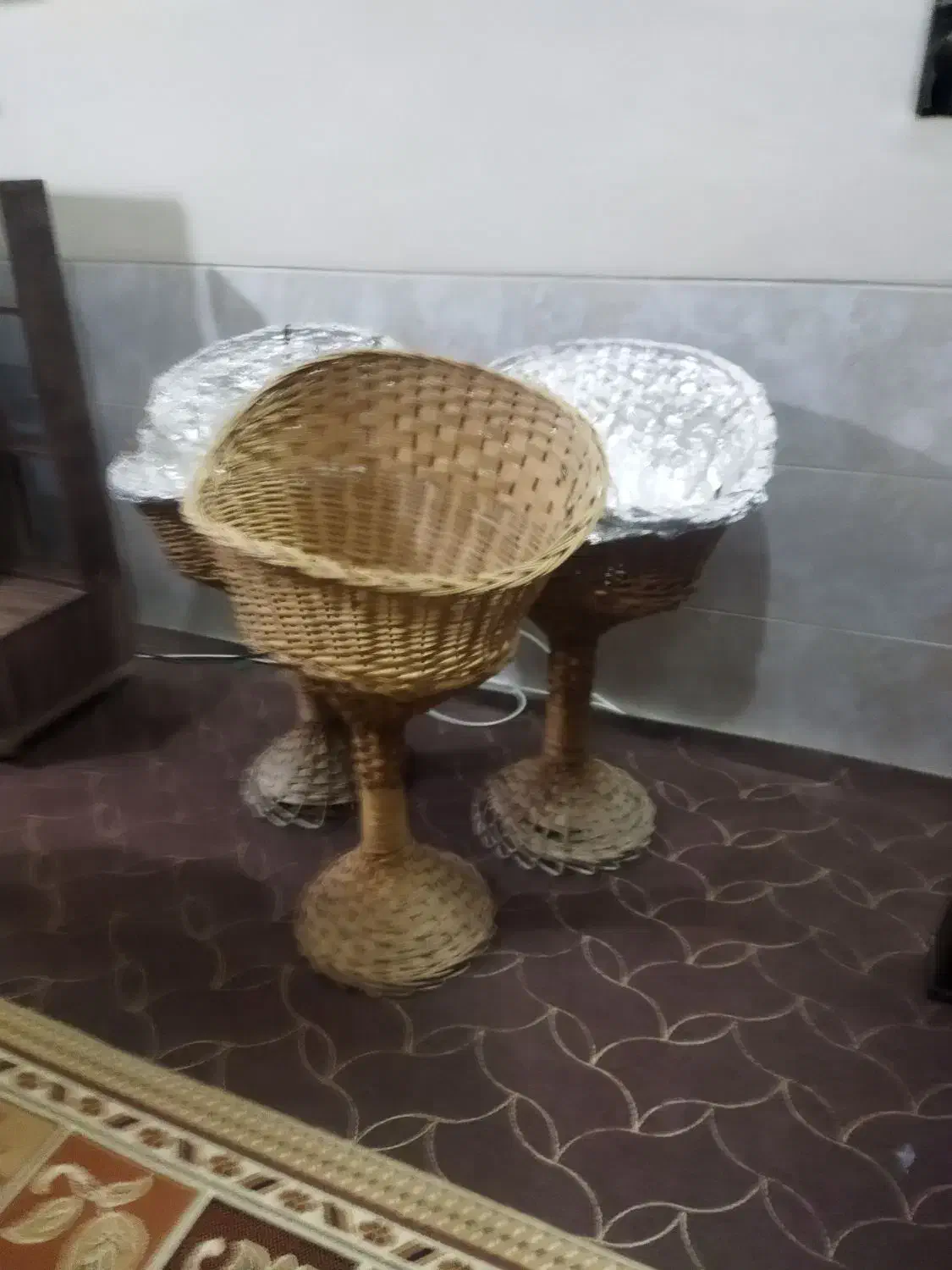 سبد بافت حصیری|صنایع دستی و سایر لوازم تزئینی|شیراز, شهرک سعدی|دیوار