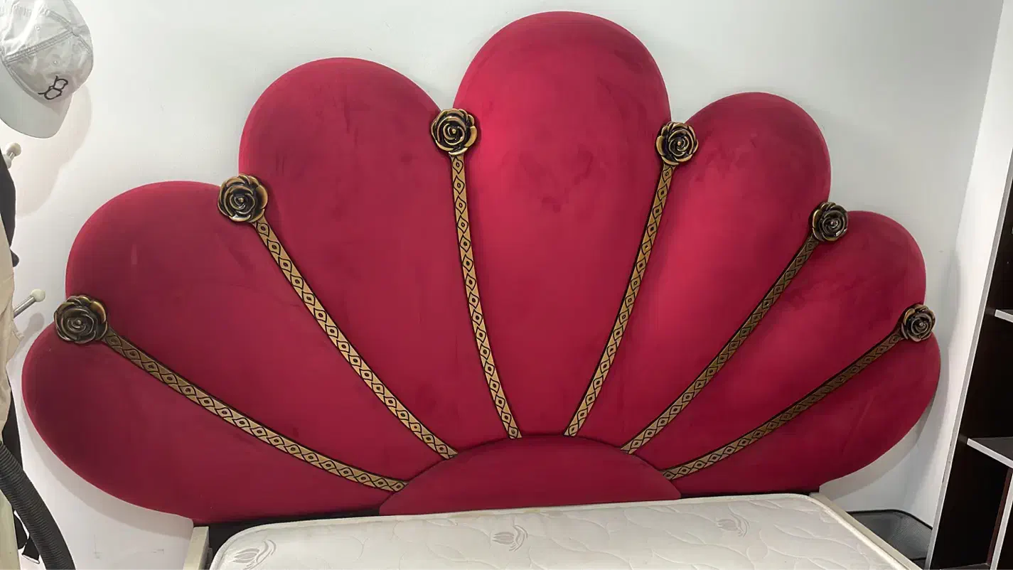 تختواب دو نفره شیک با دراور و اینه|تخت و سرویس خواب|چالوس, |دیوار