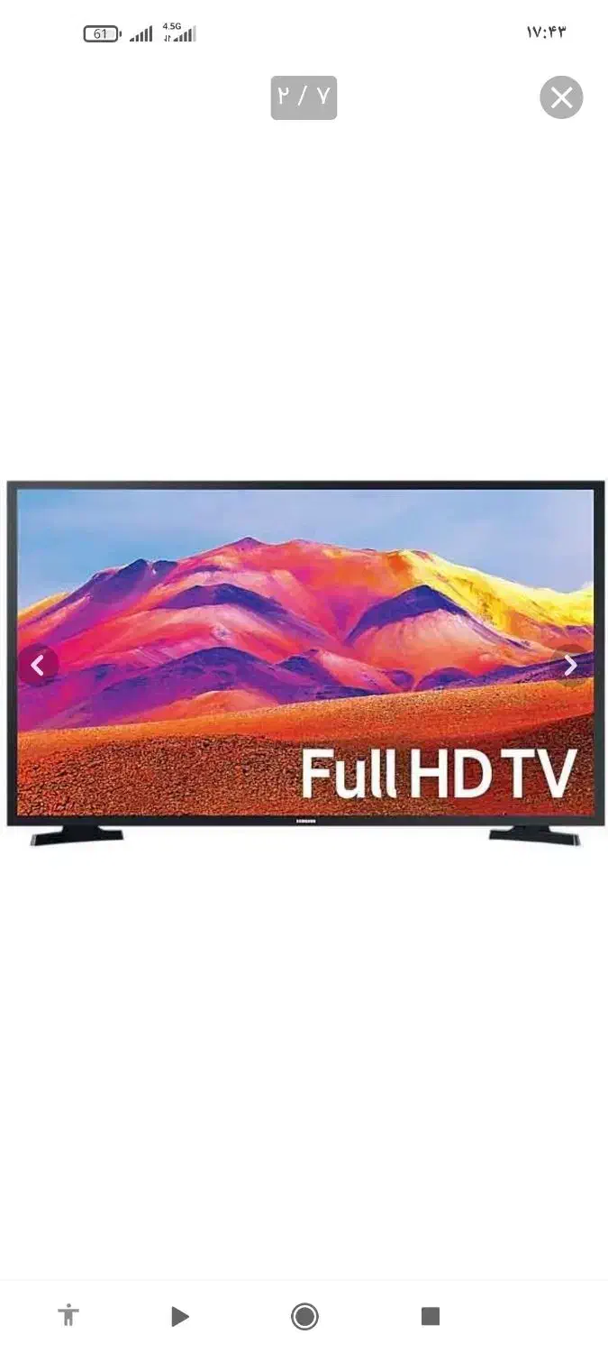 تلوزیون سامسونگ ۴۳|تلویزیون و پروژکتور|نقده, |دیوار