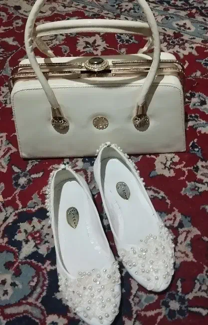 مانتو کتی وشلوار دمپا و کیفوکفش شال عروس محضر|لباس|مشهد, هنرور|دیوار