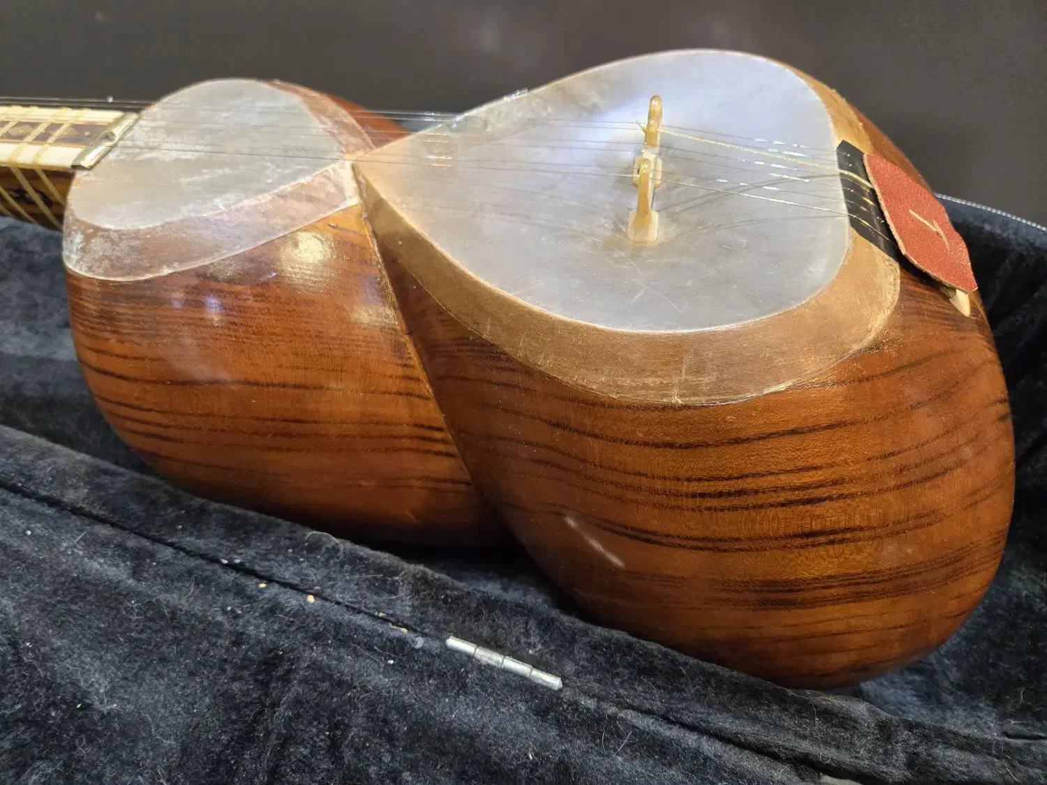 تار مهر روستا ( سرپنجه قنبری)|سازهای سنتی|شیراز, زرگری|دیوار