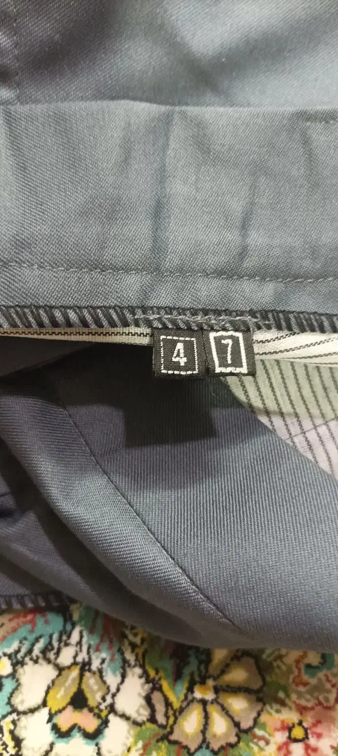 شلوار پارچه ای مردانه وکت سورمه ای|لباس|مشهد, موعود|دیوار