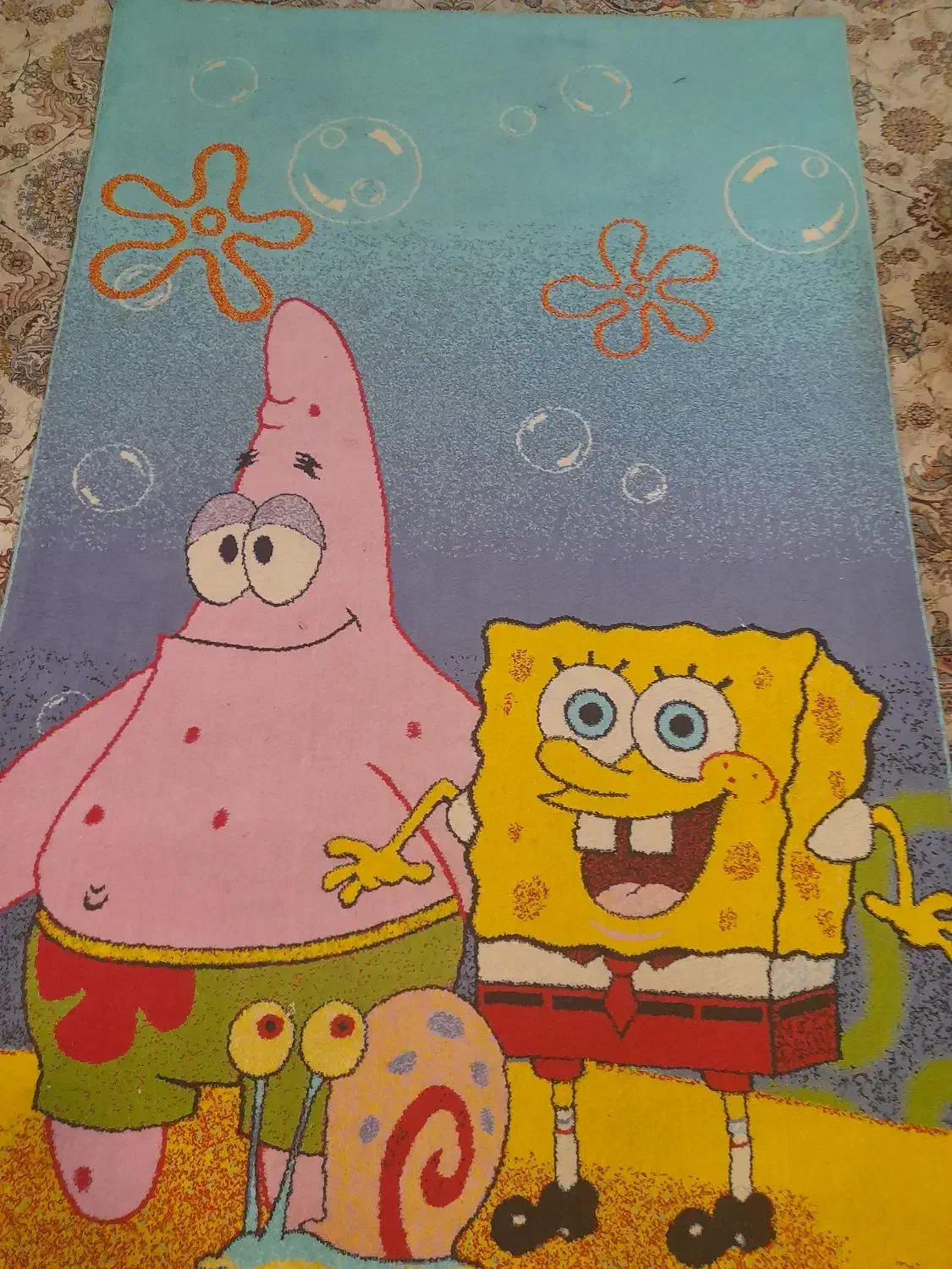 فرش اتاق کودک در حد نو|فرش|ری, منصوریه منگل|دیوار