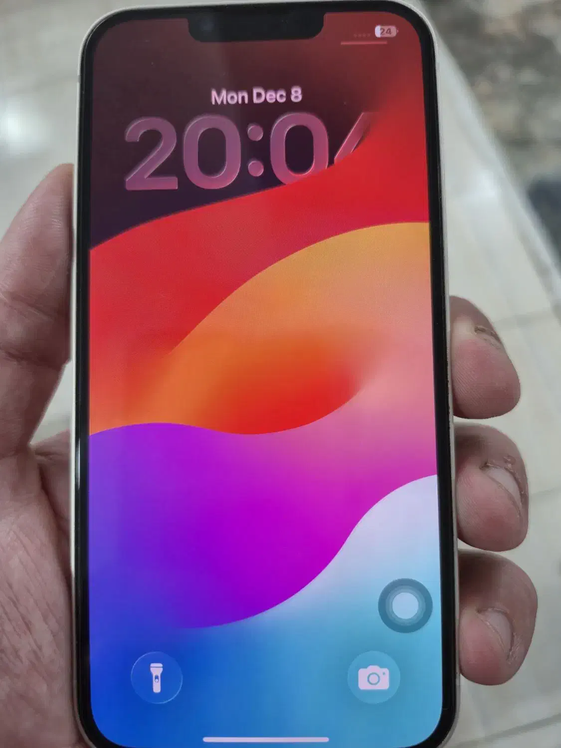 آیفون13نرمال سفید باتری ۹۲ پلمپ|موبایل|آمل, |دیوار