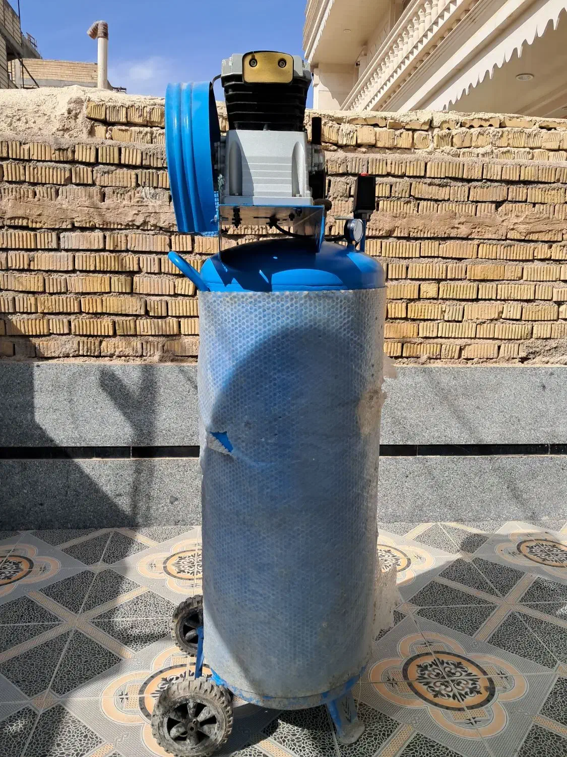 پمپ باد ۳۰۰ لیتری|مصالح و تجهیزات ساختمان|مرودشت, ثبت احوال|دیوار