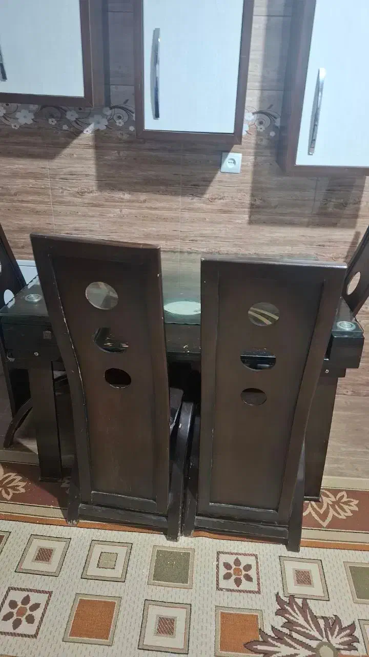 میز غذا خوری تمام چوب|میز و صندلی غذاخوری|قیدار, |دیوار