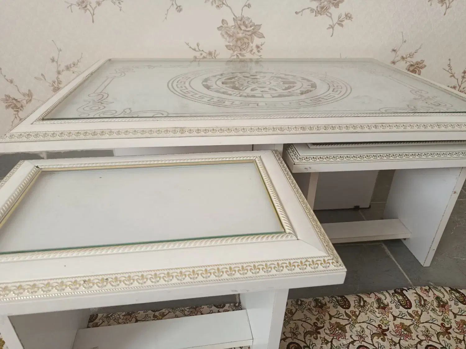 میز جلو مبلی و عسلی|مبلمان خانگی و میز عسلی|محمدیه-قزوین, |دیوار