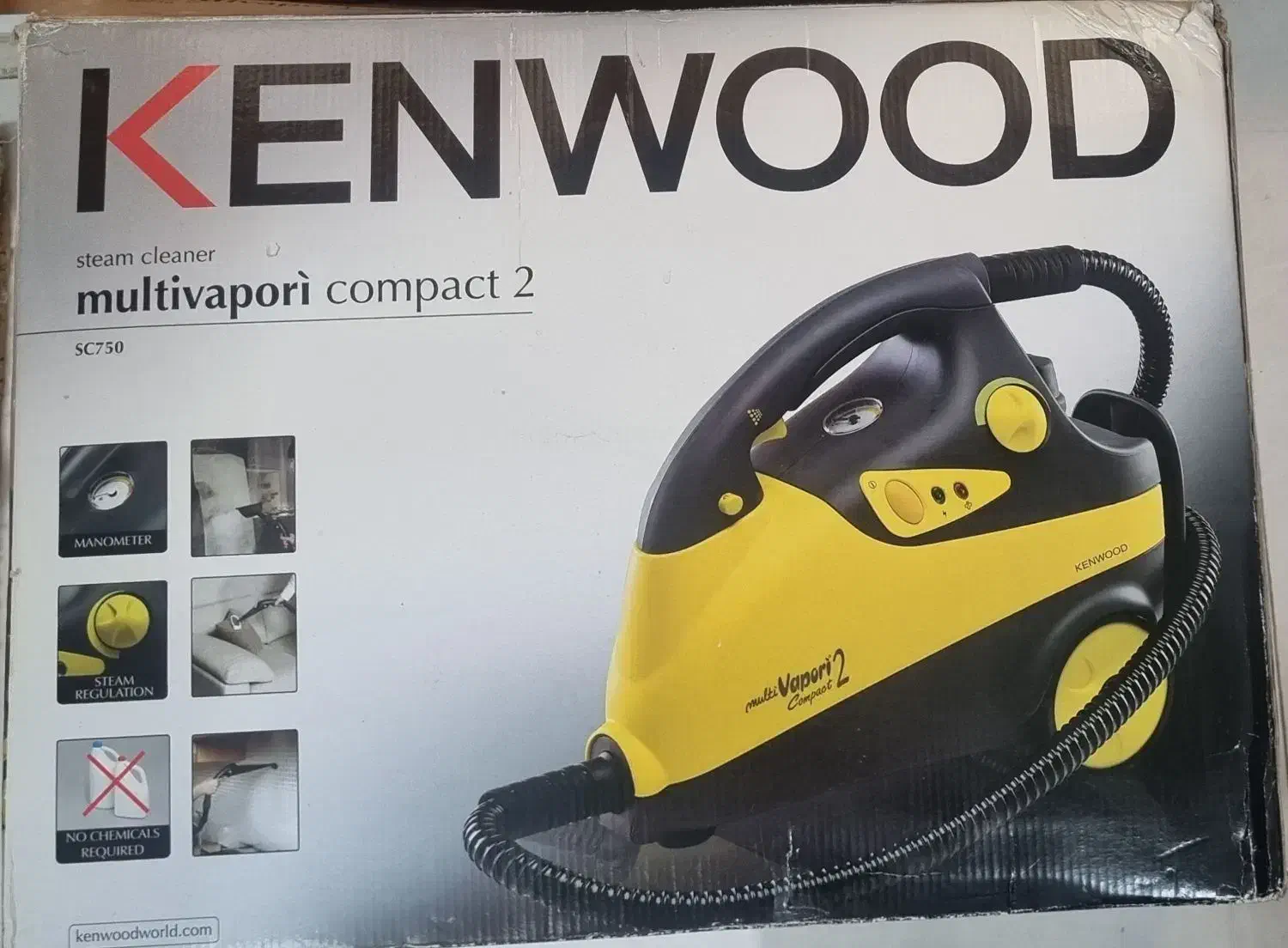 بخار شوی ( kenwood ) نو|جاروبرقی، جارو شارژی، بخارشو|کاشان, باغ ماجد|دیوار