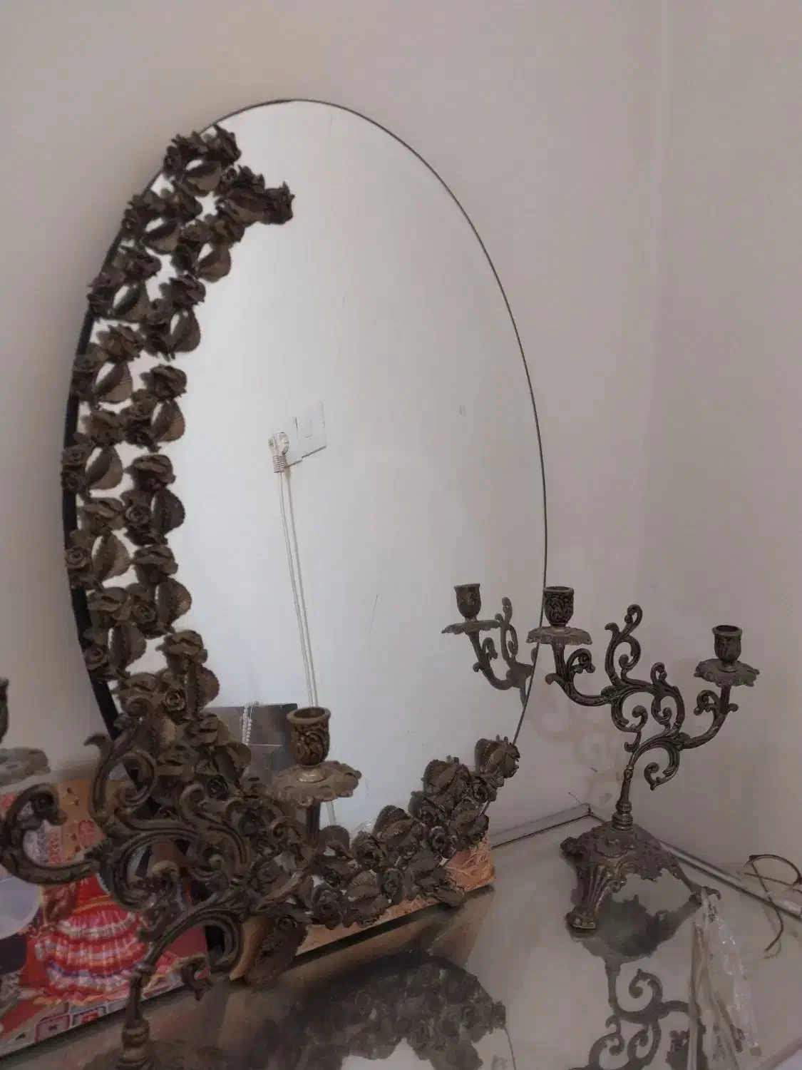 آینه و شمعدان|آینه|گرگان, |دیوار