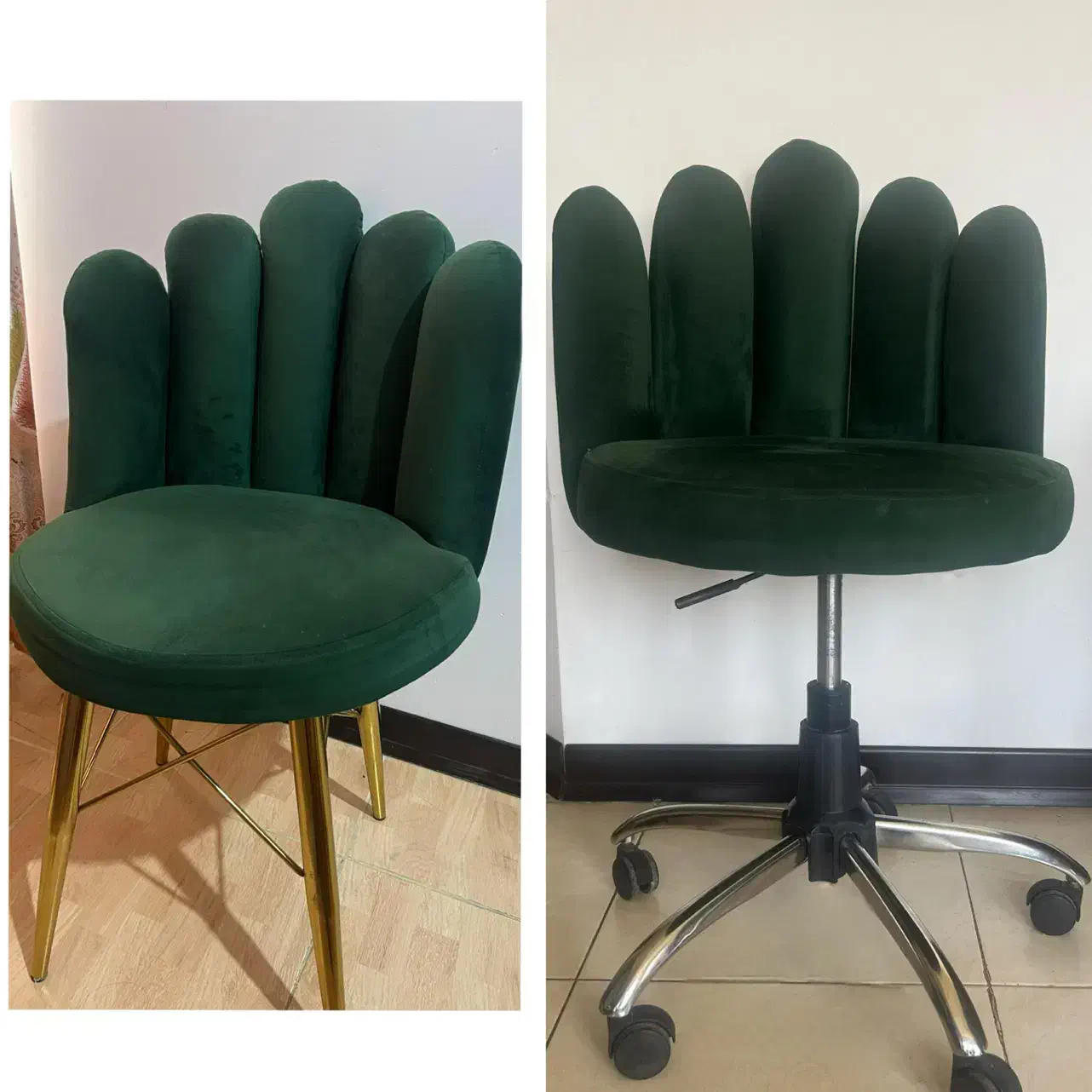 دو عدد صندلی|صندلی و نیمکت|کیش, |دیوار