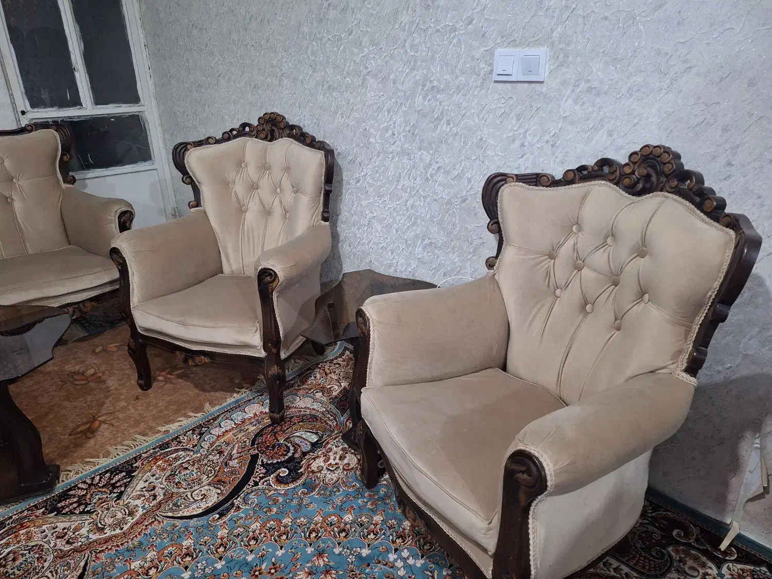 مبل استیل درحدنو|مبلمان خانگی و میز عسلی|مشکیندشت, |دیوار