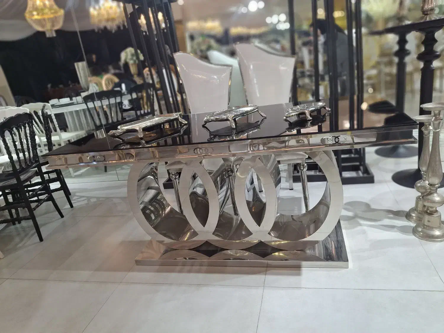 میز مدل المپیک/استیل/تالاری رستورانی|عمده‌فروشی|خور (اصفهان), |دیوار