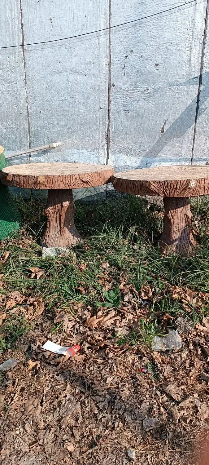 میز و صندلی بتونی (هوای آزاد)|صندلی و نیمکت|رویان, |دیوار