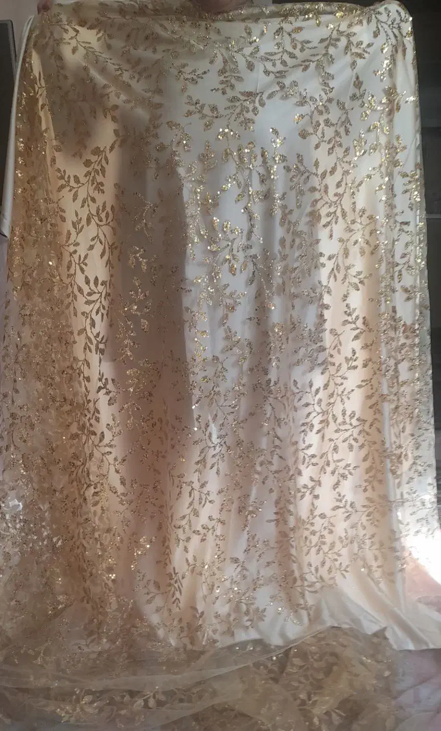 پارچه توراکریلی پولکدار(۱۲۰۰)|لباس|دهگلان, |دیوار