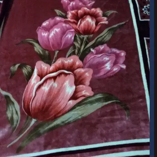 پتو دونفره گلبافت جنس ضخیم|رختخواب، بالش، پتو|باقرشهر, |دیوار