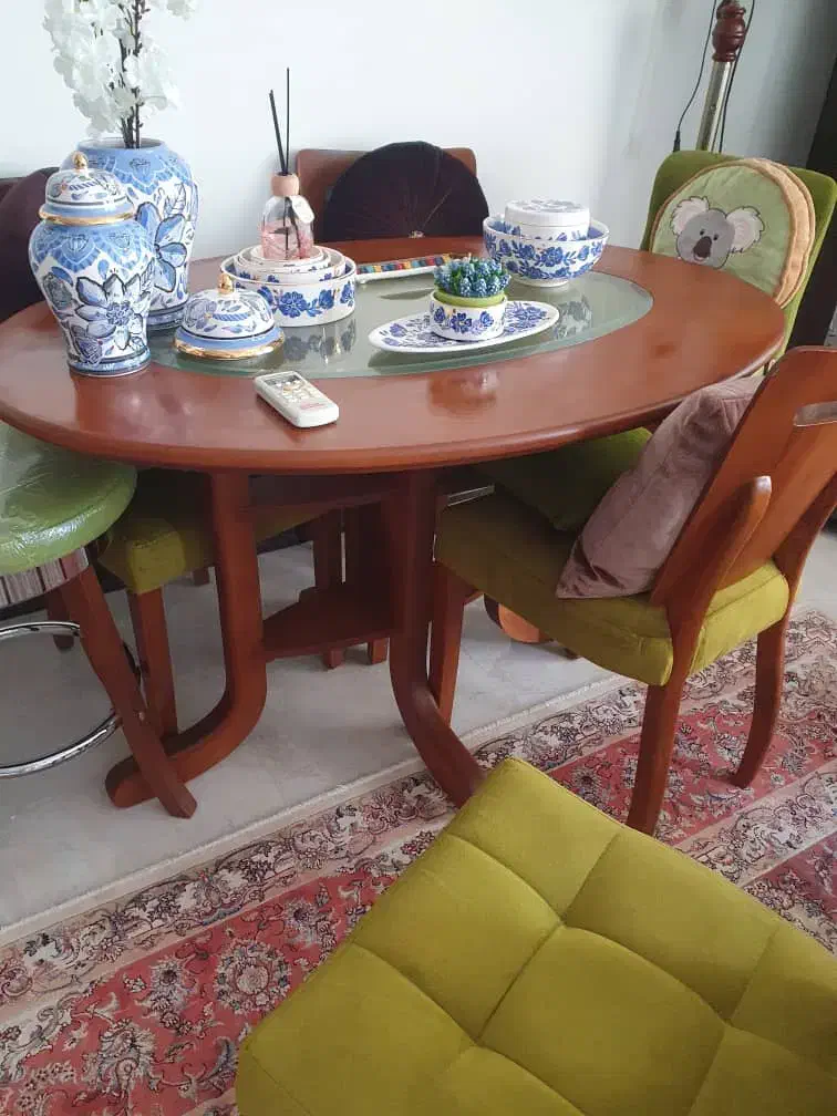 میز نهار خوری چهار نفره|میز و صندلی غذاخوری|تنکابن, |دیوار