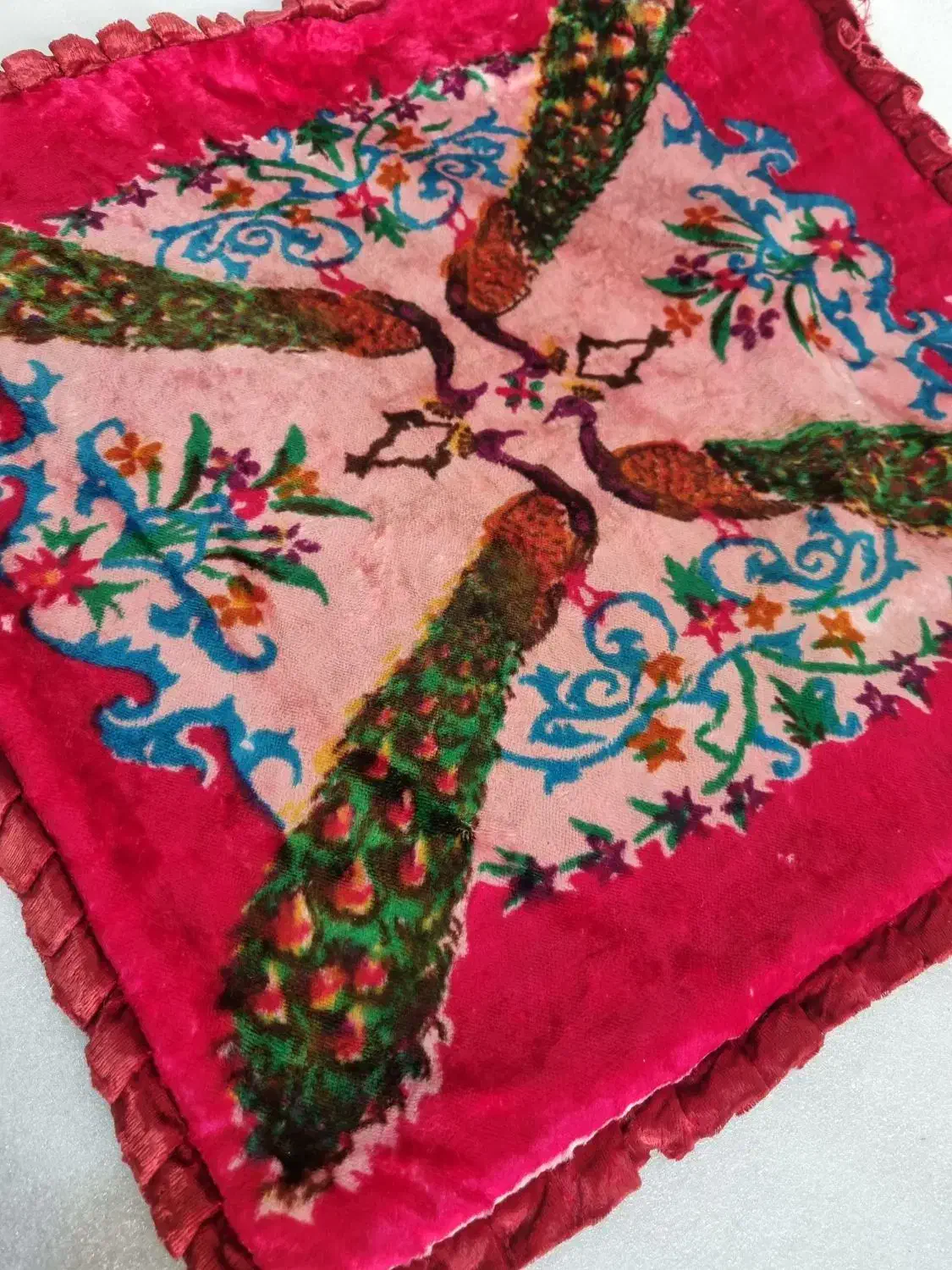 روکوسنی مخمل قدیمی|پرده، رانر، رومیزی|رشت, چله خانه|دیوار