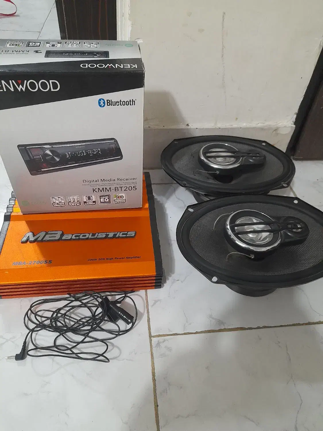 آمپلی فایر ضبط بلوتوث دار|قطعات یدکی و لوازم جانبی|رشت, پیرکلاچای|دیوار