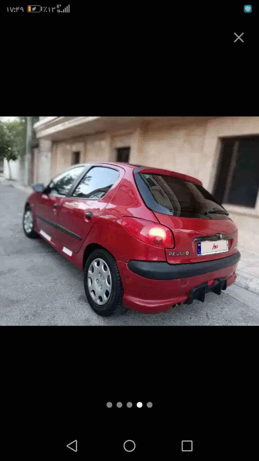 فروش206 آلبالویی مدل 81|خودرو سواری و وانت|مشهد, سیس‌آباد|دیوار