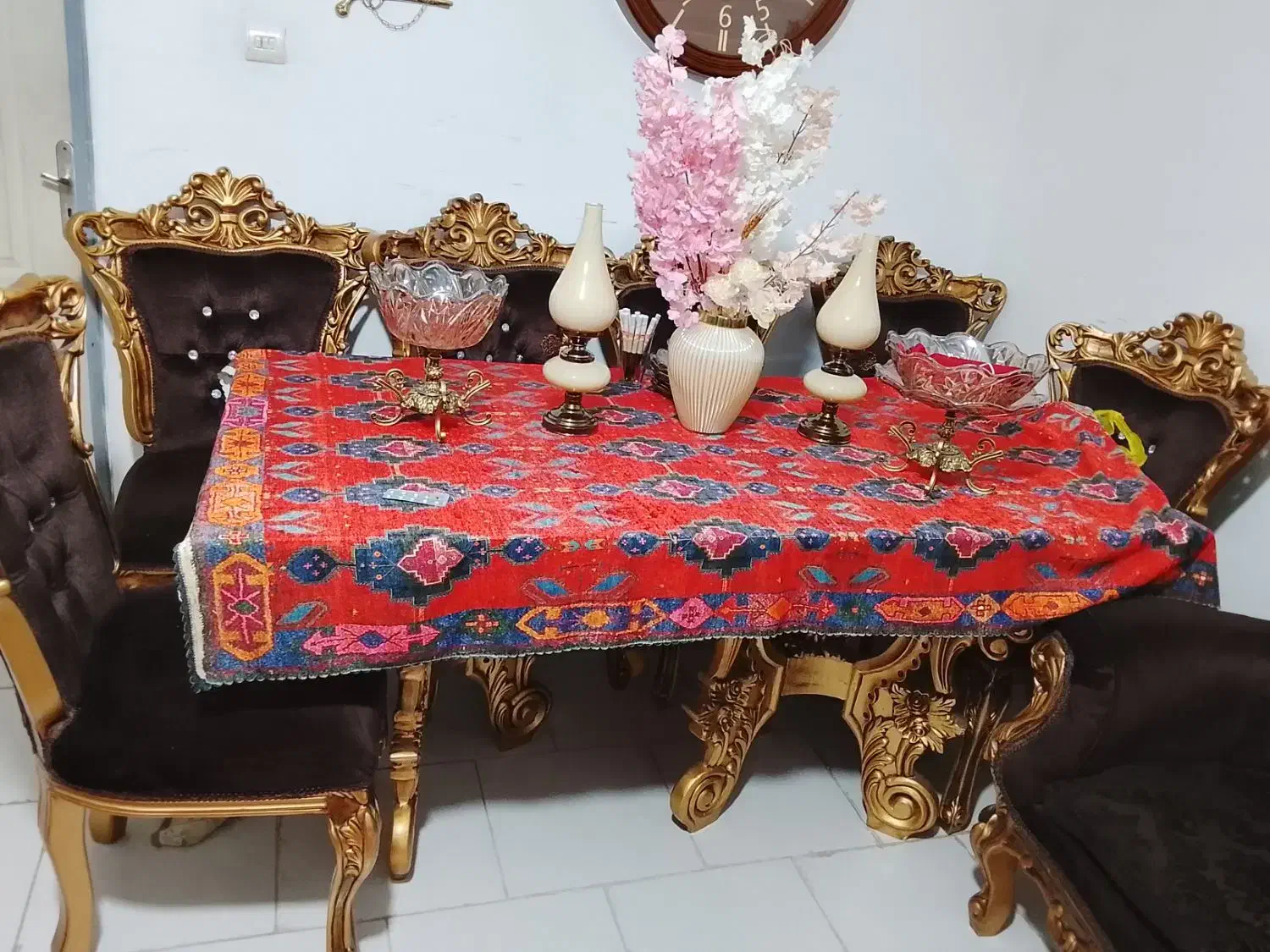 مبل و ناهارخوری در حد نو|مبلمان خانگی و میز عسلی|صفادشت, |دیوار