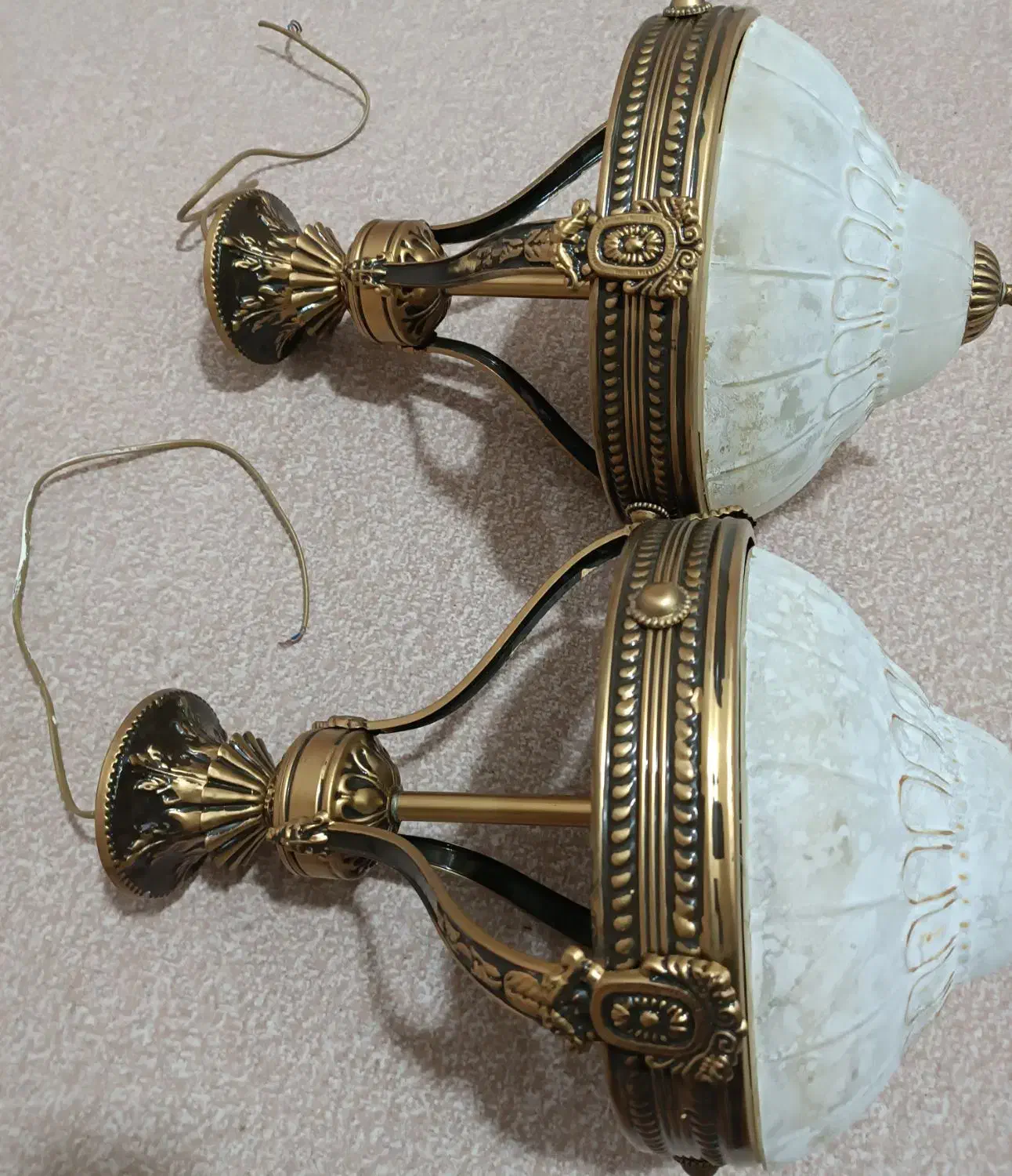 لوستر دو عدد جفت|لوستر و چراغ آویز|اصفهان, دشتستان|دیوار