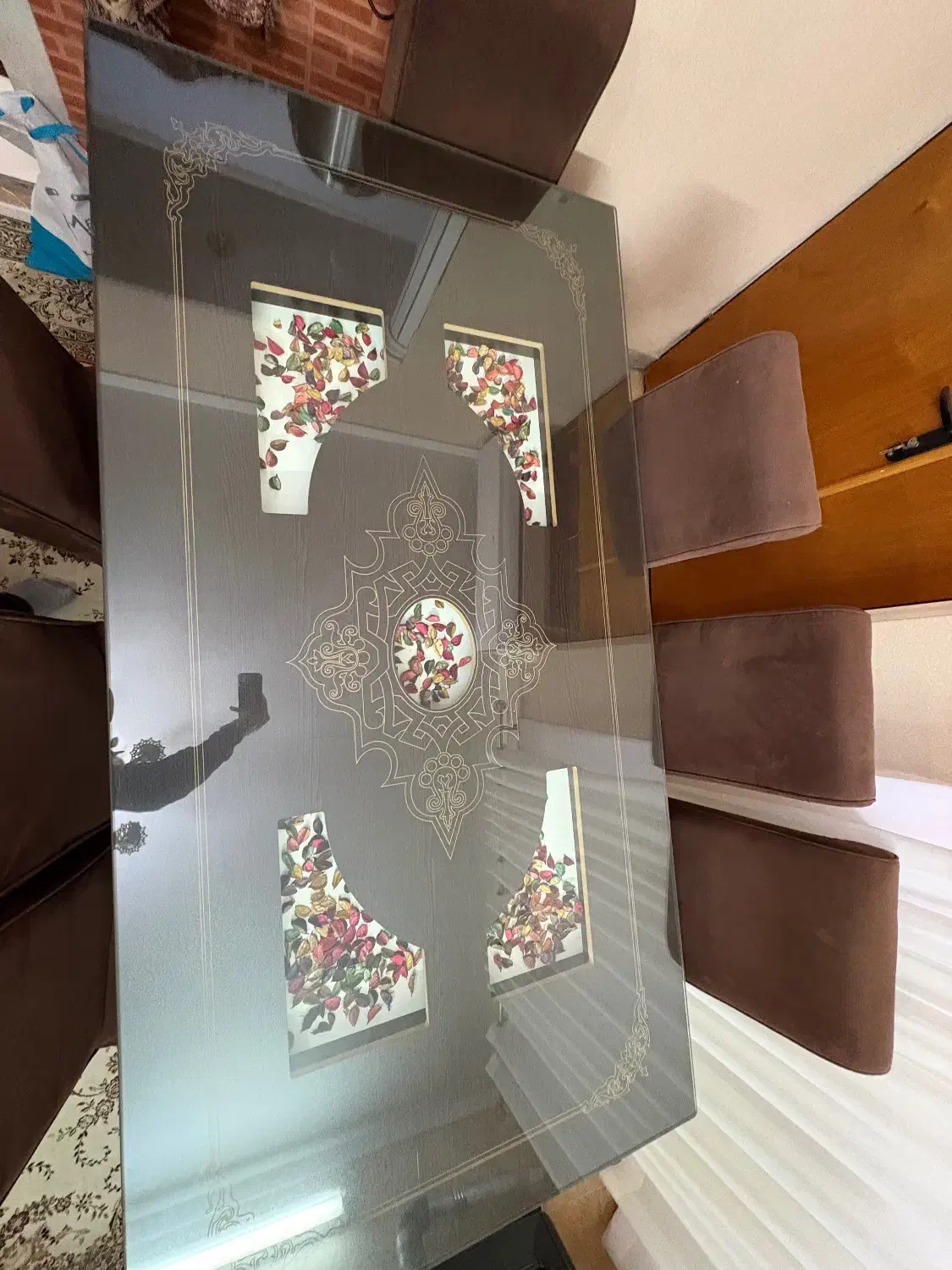 میز ناهار خوری ۸ نفره|میز و صندلی غذاخوری|ساری, |دیوار