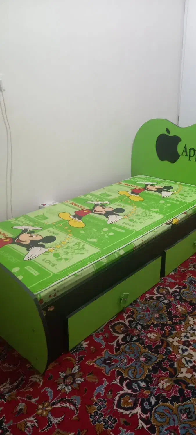 تخت یکنفره نوجوان وکودک|تخت و سرویس خواب|نیشابور, امام خمینی|دیوار