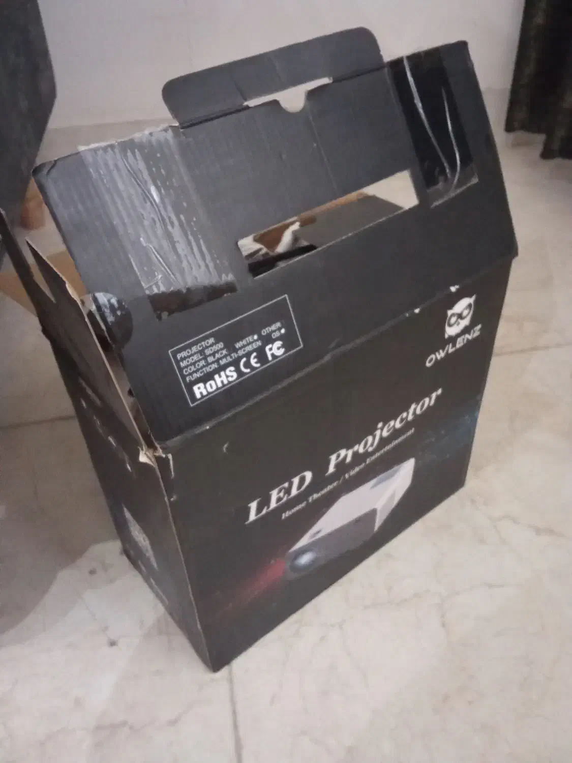 ویدئو پرژکتور Owlenz  در حد نو|تلویزیون و پروژکتور|بروجرد, |دیوار