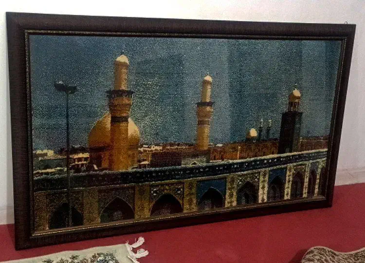 تابلو فرش طرح حرم امام رضا (ع)|تابلو فرش|زاهدان, |دیوار