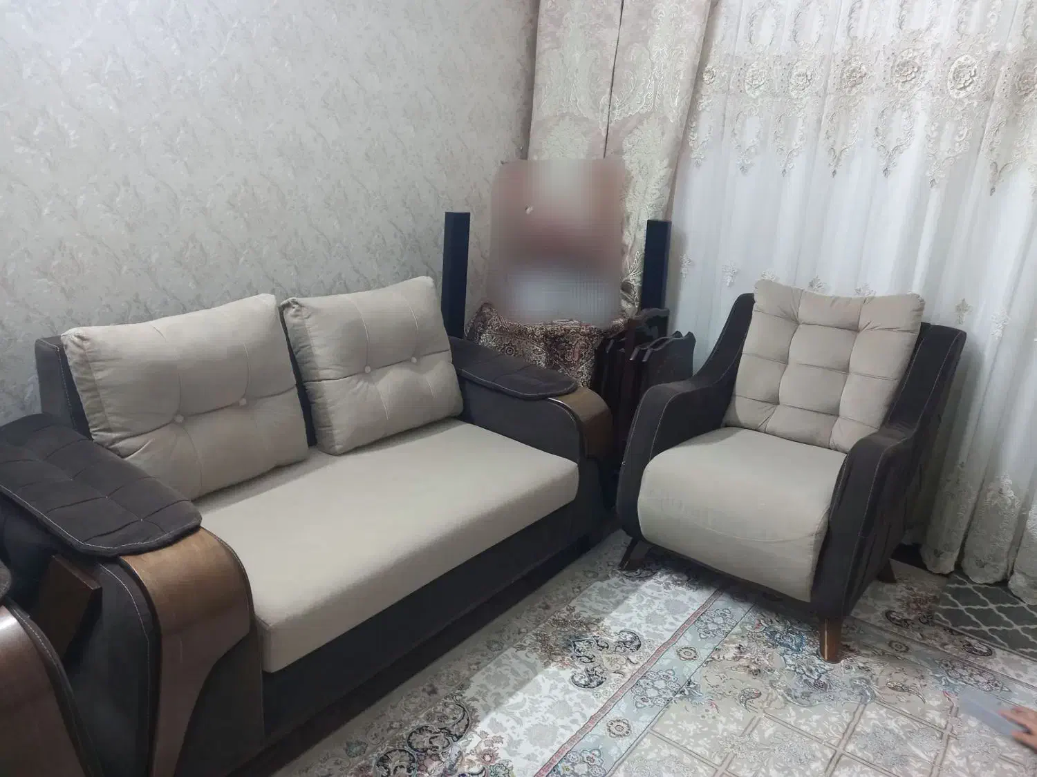 مبل ۷ نفره|مبلمان خانگی و میز عسلی|محمدیه-قزوین, |دیوار