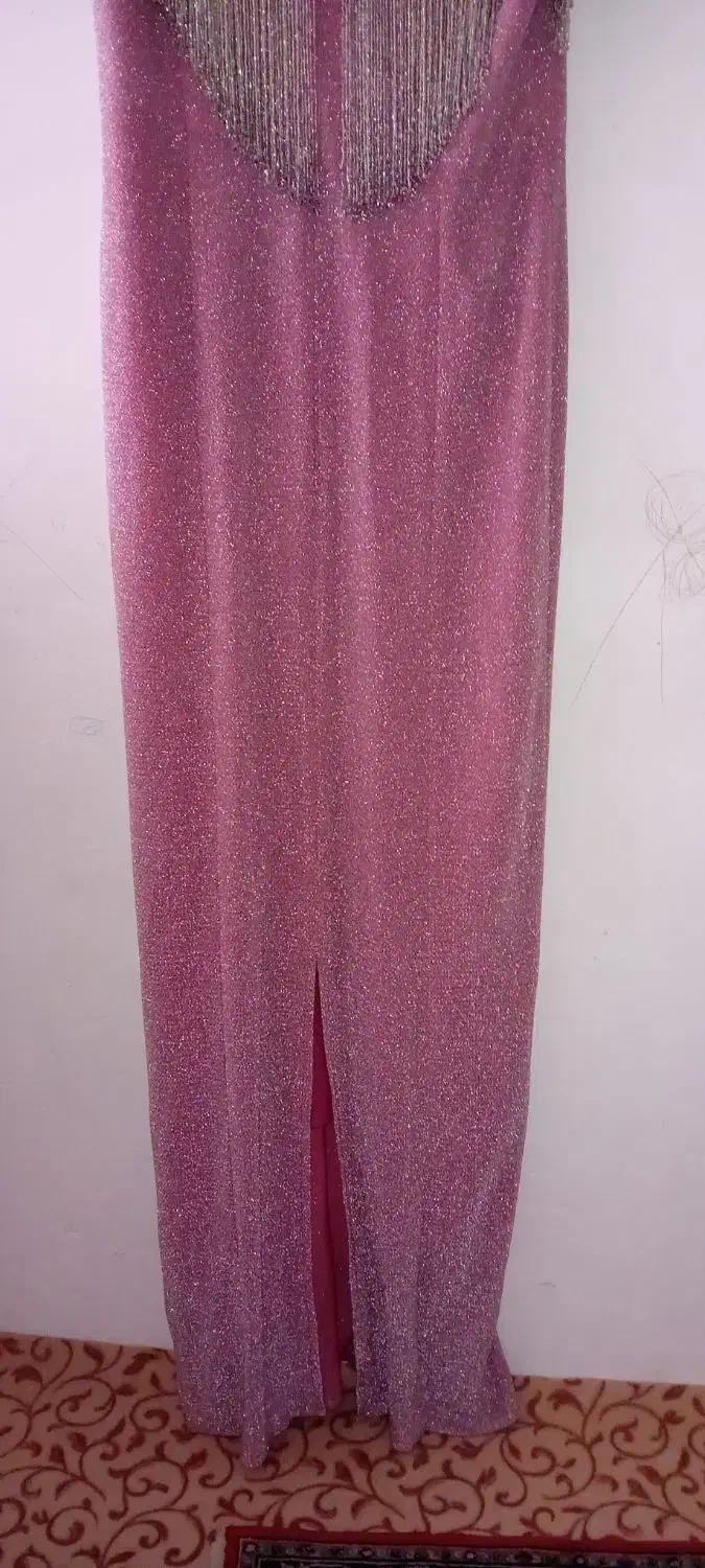 لباس مجلسی ماکسی نو لمه ترک شاین دار|لباس|قم, باجک یک|دیوار