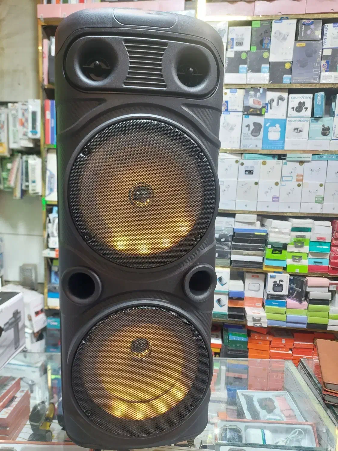 اسپیکر بزرگ قابل حمل رقص نور دار ۴۵۰۰w۸۲۱۰SZOs|پخشکننده همراه|قم, نیروگاه|دیوار