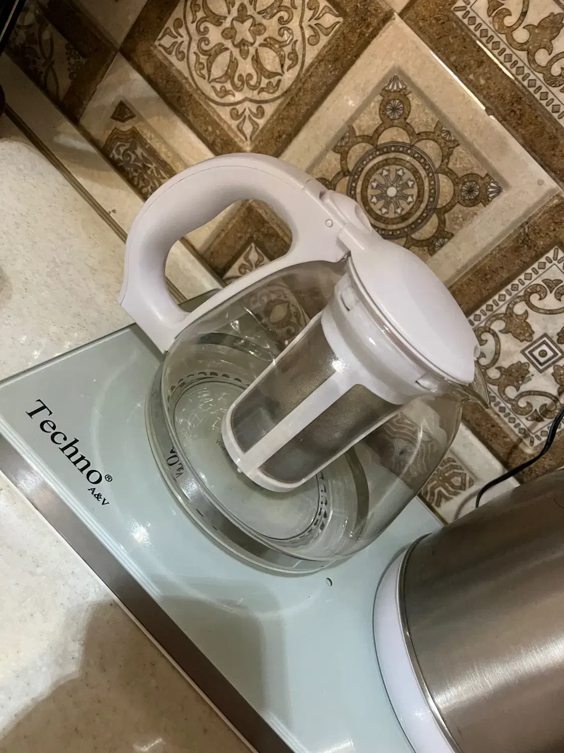 چاییساز برند Techno|سماور، چای‌ساز، قهوه‌ساز|رشت, هلال احمر|دیوار