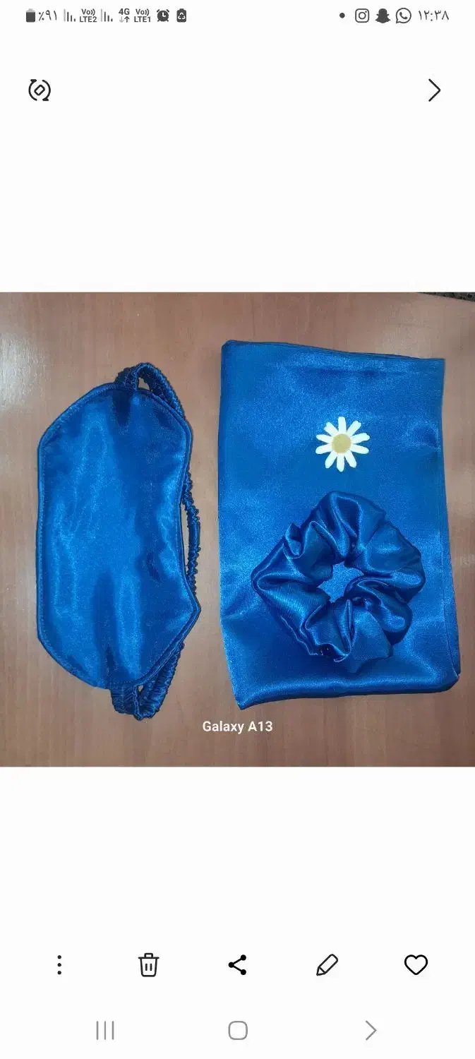 روبالشتی و اسکرانچی مو و چشم بند ساتن ابریشم|رختخواب، بالش، پتو|بوشهر, |دیوار